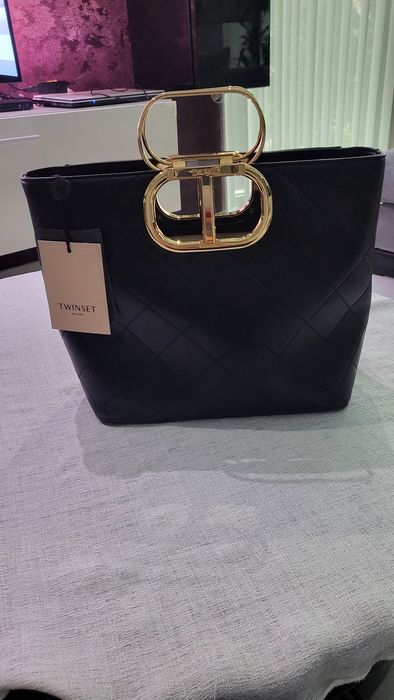 Twinset чанта черна