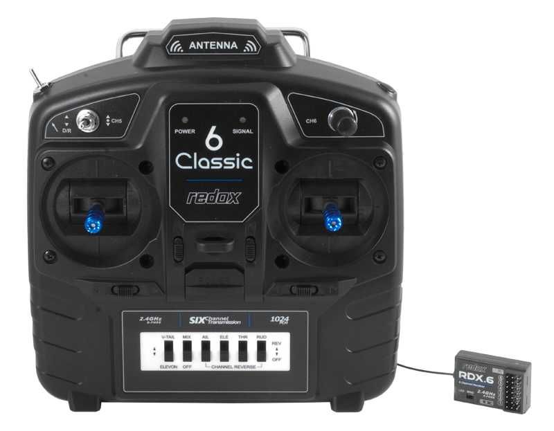 NEW MODEL 2023 - Telecomanda navomodel REDOX 6ch/2.4Ghz + Receptor 6Ch