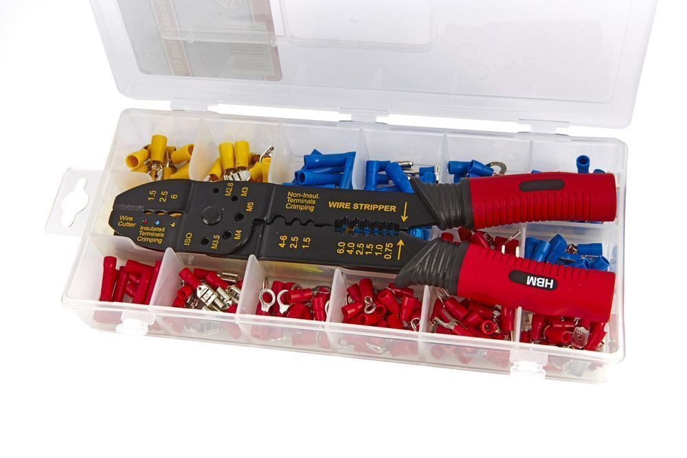 Set cleste pentru sertizat si papuci electrici 271 piese