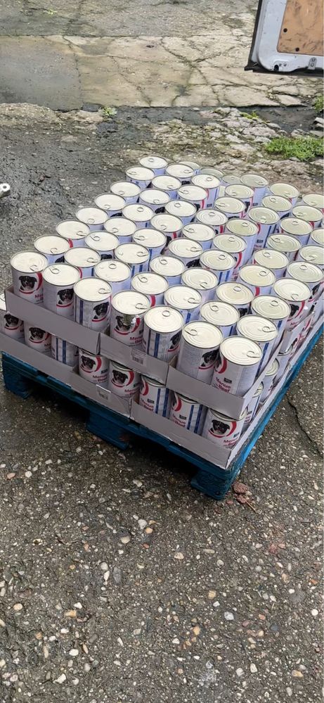 Conserve hrană pentru câini – Doar 5 lei/buc (1240g)!