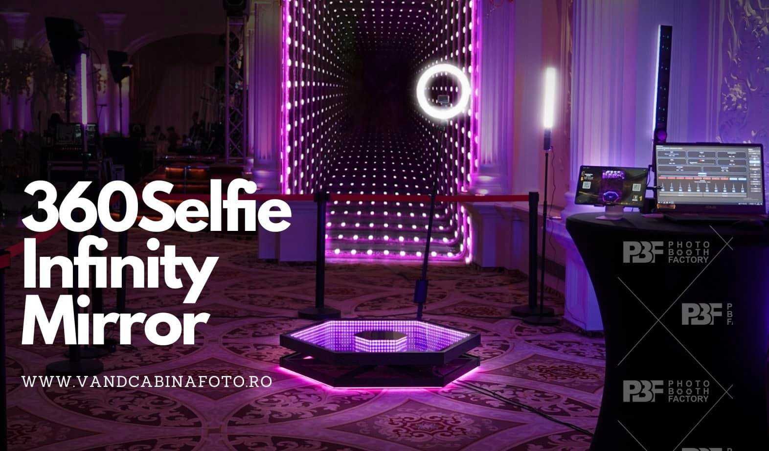 Platforma Evenimente VideoBooth 360 Infinity Mirror de vanzare