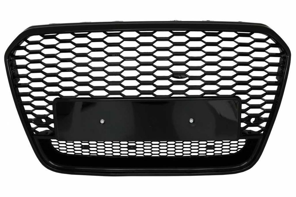 Grila Bara Fata Audi A6 C7 4G Pre-Facelift (2011-2014) RS6 Look Negru