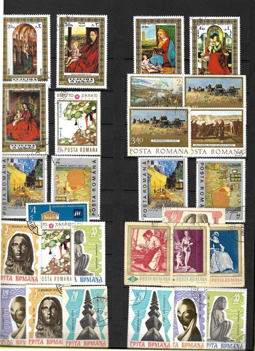 Invatare filatelie si relaxare super clasor cu timbre superbe