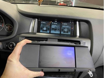 Навигация с Андроид 13 8GB 8-ядрен BMW X3 F25 X4 F26 Android CIC NBT