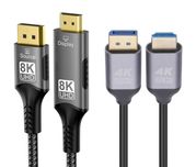 Кабель - адаптер DP to HDMI 4К, 8К.  3м