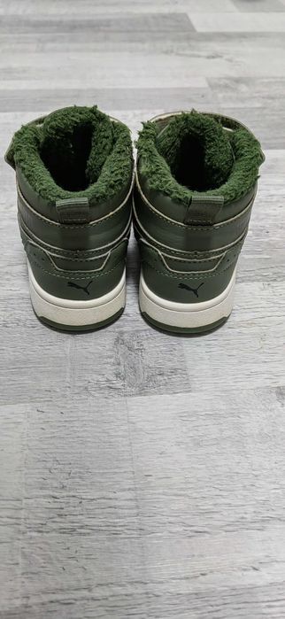 Ghetute puma verzi baietel / Bascheti