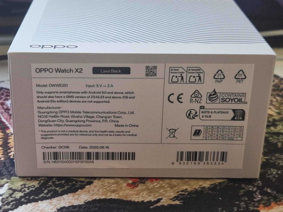 Ceas SmartWatch OPPO Watch X2 -  Negru SIGILAT