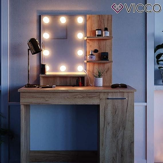 Vicco julia led тоалетка/скрин с осветление