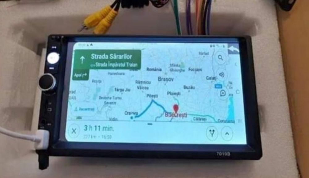 MP5 player multimedia 2DIN USB  Bluetooth audio video cameră marșarier