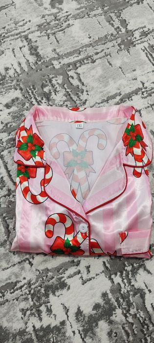 Set de pijamale din satin , damă mărime mare