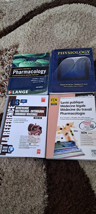 Vând carti de medicina in limba engleza și franceza  pt studenți