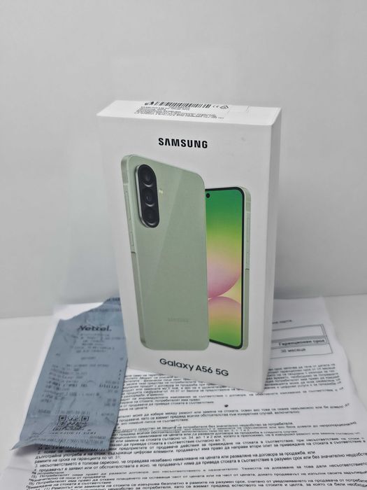 НОВ•Samsung A56 128GB Olive•36М Гаранция