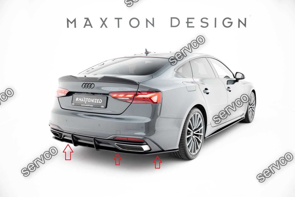 Prelungire bara spate Audi A5 F5 Facelift 2019-2024 v2 - Maxton Design