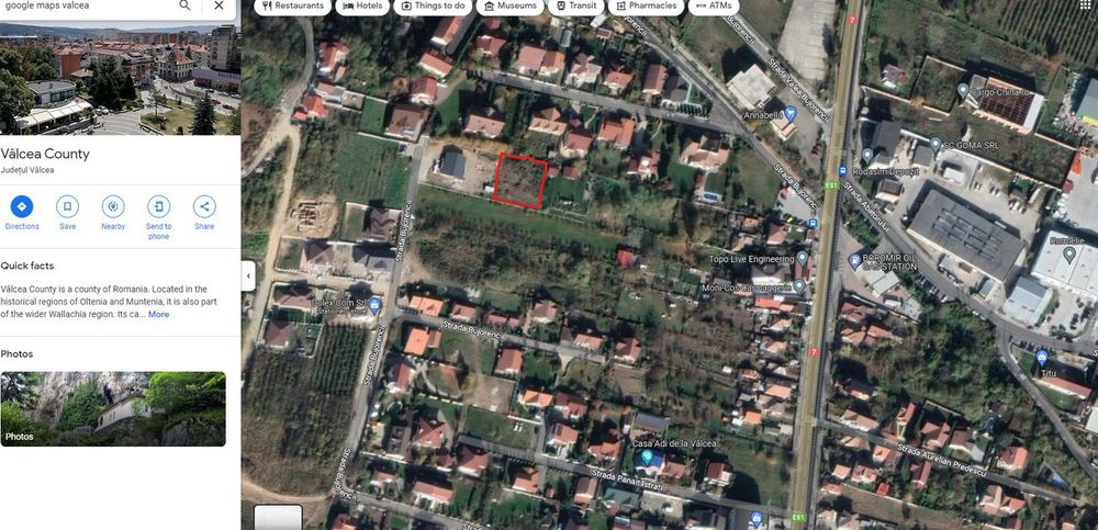 Teren intravilan  Râmnicu Vâlcea