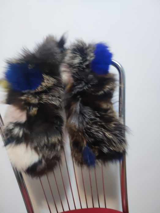 Guler din blana naturala de vulpe