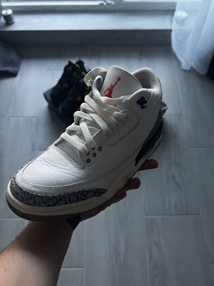 Jordan 3 White Cement Originali / purtați