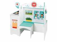 Детски Дървен лекарски кабинет с много аксесоари към него