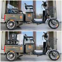 Tricicleta Triciclu Electrica 2 Locuri Baterie 20Ah Scuter TUK TUK ‼️