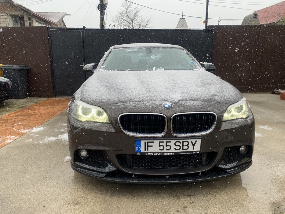 Negru Lucios Lip Prelungire Buza Bara fata BMW F11 F10 M