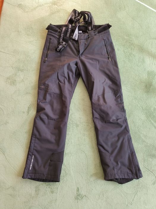 Ски панталон Diel с тиранти за мъже, 20 000мм, черен, EU#52 / L, 180cm