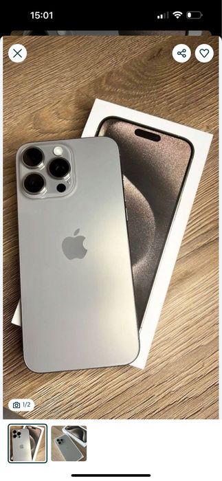 Ayfon 15 pro max 256 xolati yangidek