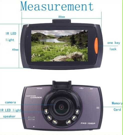 Видеорегистратор, Камера DVR Full HD, Широкоъгълен Обектив