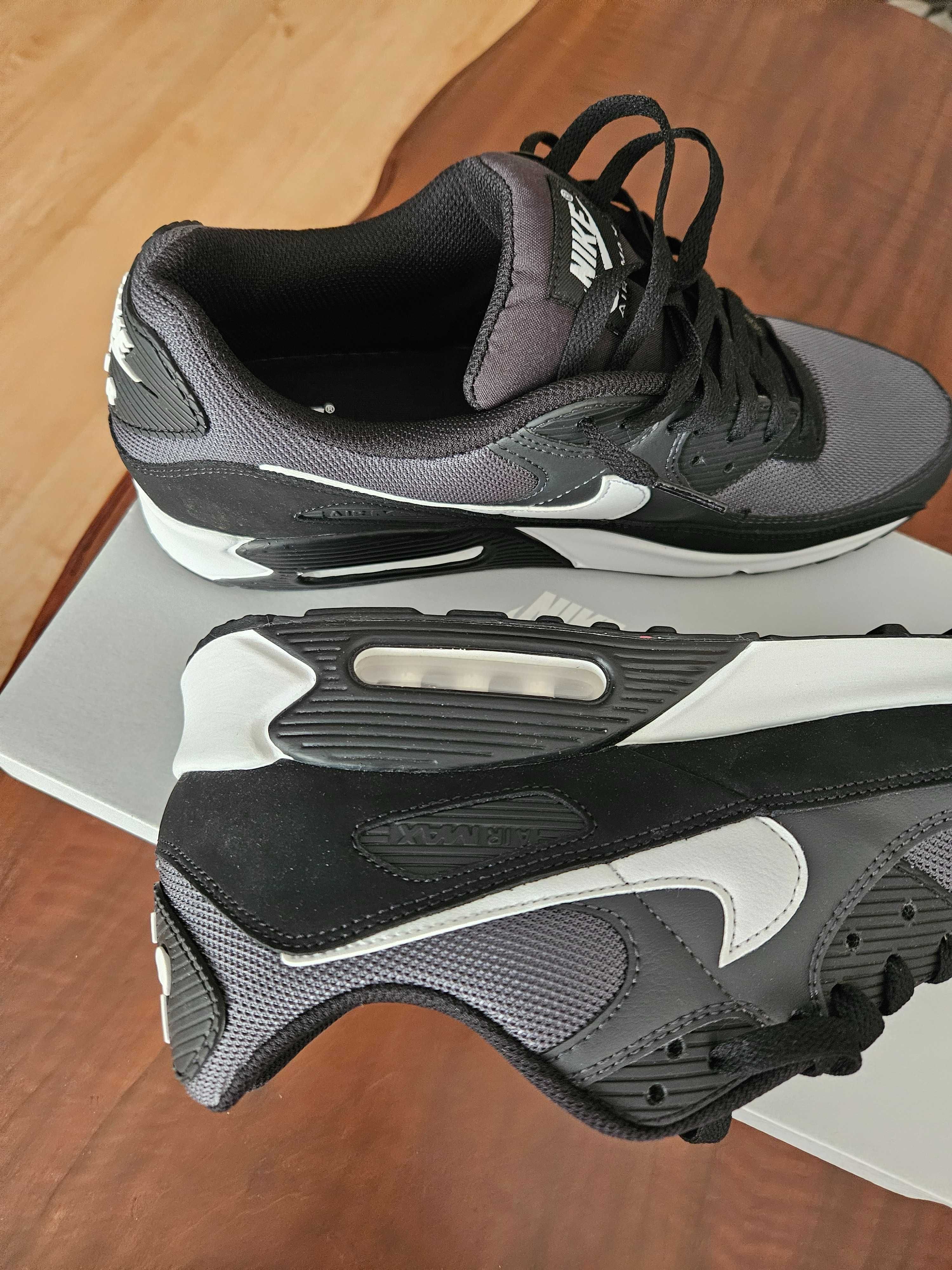 НОВИ мъжки спортни маратонки обувки черни Nike Air Max 90 EU 47.5