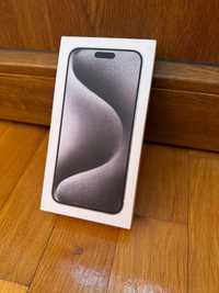 Iphone 15 pro black titanium 128 gb NOU