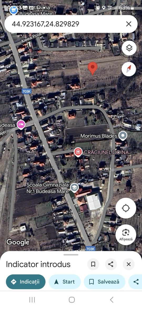 Teren intravilan Budeasa