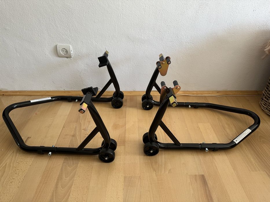 Set stander moto universal fata + spate