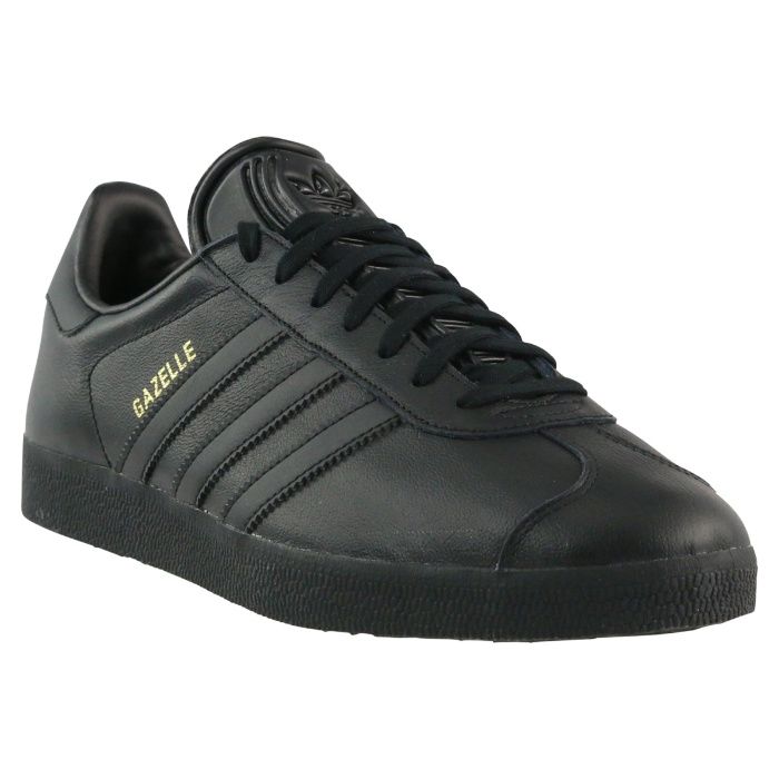 ADIDASI ORIGINALI 100% GAZELLE "Black Leather" Unisex nr38