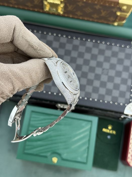 Rolex Date-Just Index 41 Ice Out