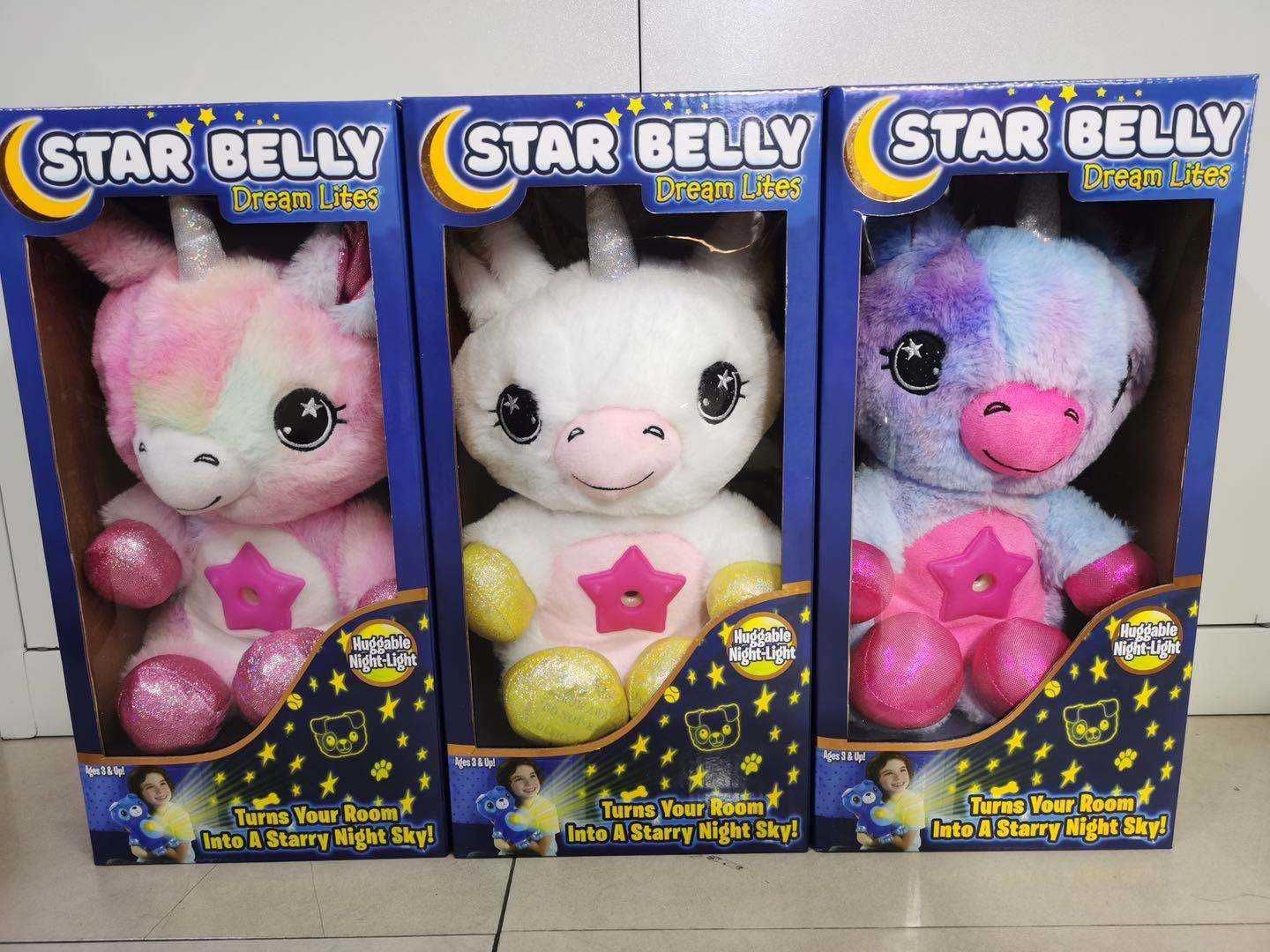 2в1 Плюшена играчка и проектор звездно небе Star Belly