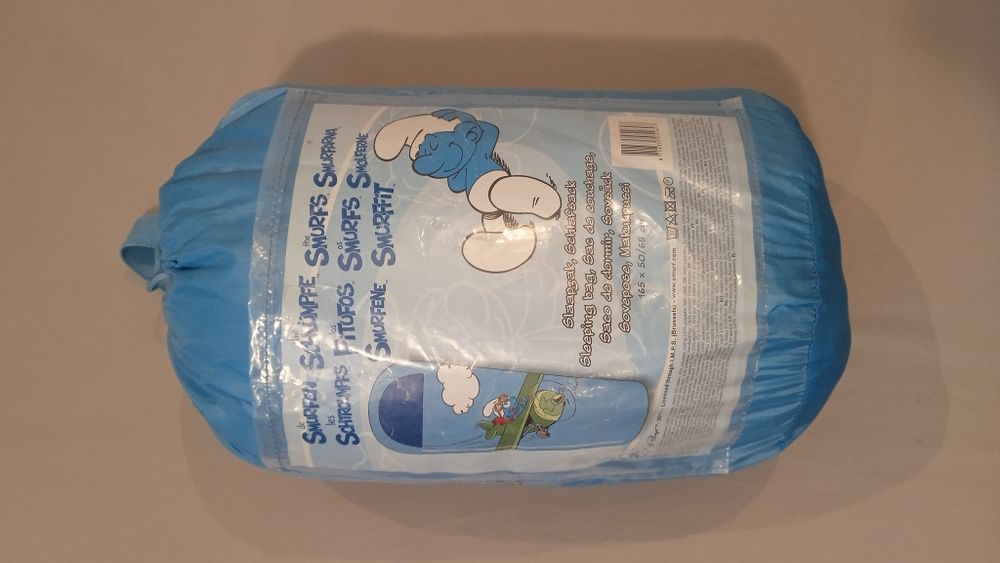 Strumfii, Sac de dormit copii Peyo cu strumf aviator, pilot de avion