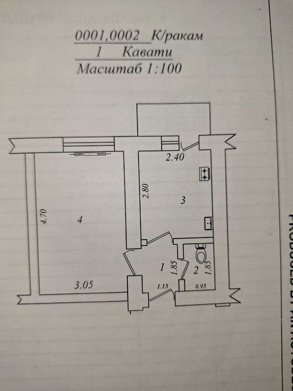 Продается 1 комн квартира 1 этаж Кирпич, 28 м2, ТТЗ 1, Диадора, (7144)