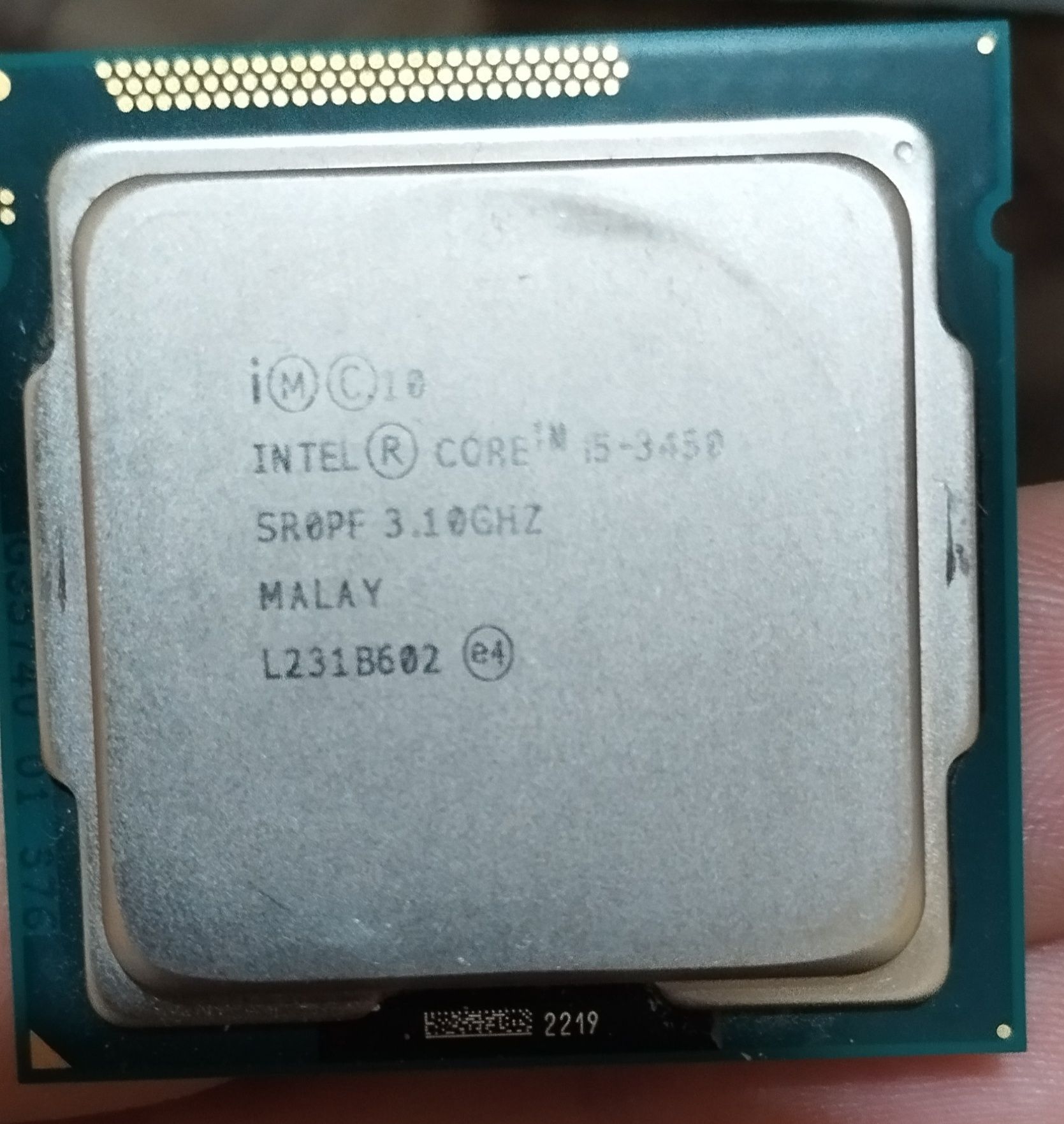 Процессор Intel i5 - 3450    3.1 GHz