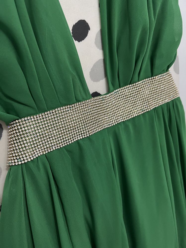 Rochie de ocazie verde smarald