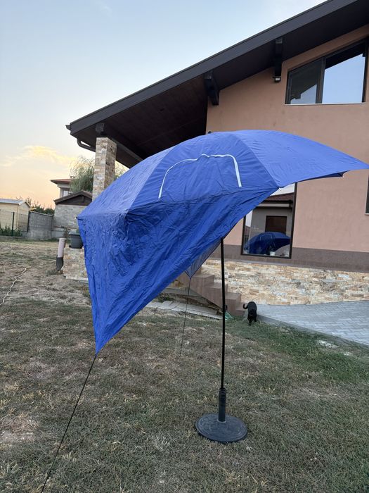 Плажен чадър с UV защита