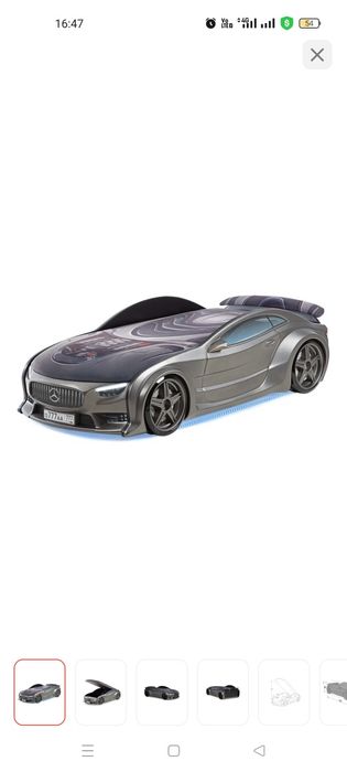 Продам детскую кровать машина почти новая