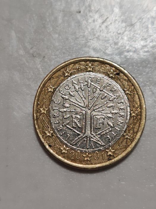 Moneda 1 euro 2001