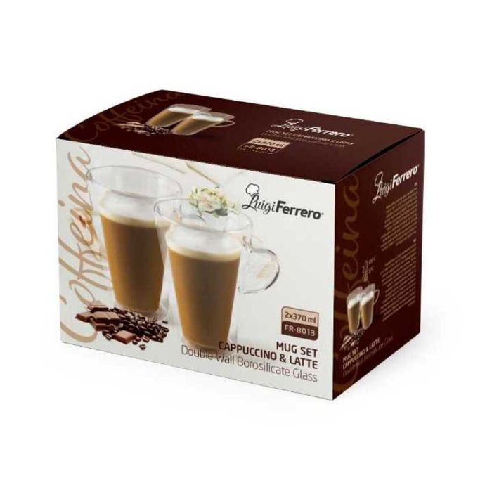 Чаша за капучино и лате 370ml, 2 броя