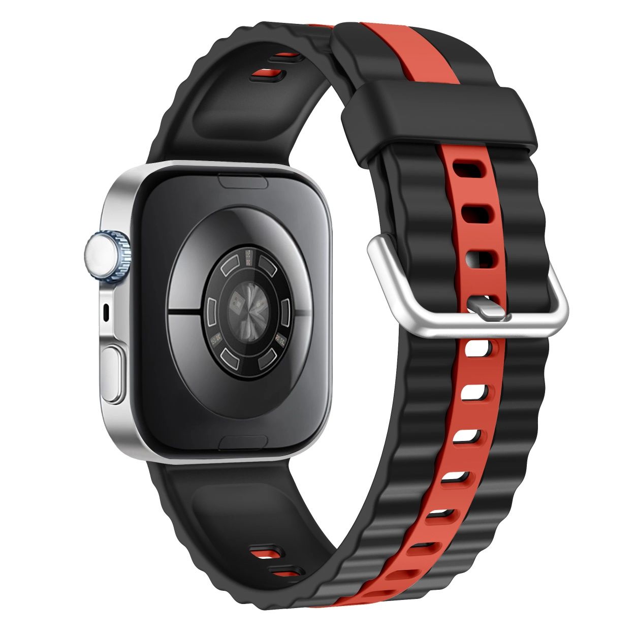 Huawei Watch Fit 3 4 4 Pro / Двуцветна силиконова каишка