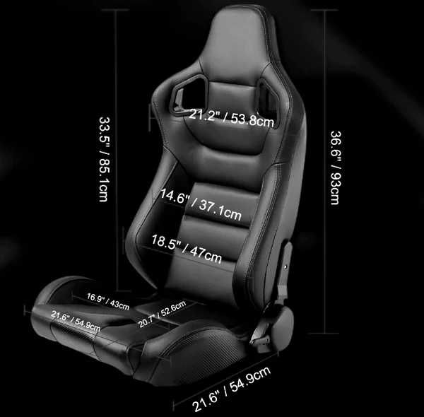 Спортни седалки за МПС (2бр. в к-т)