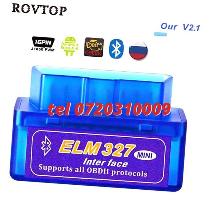 Adaptor Bluetooth Obd2 V21 Elm327 Mini  Torque Pro