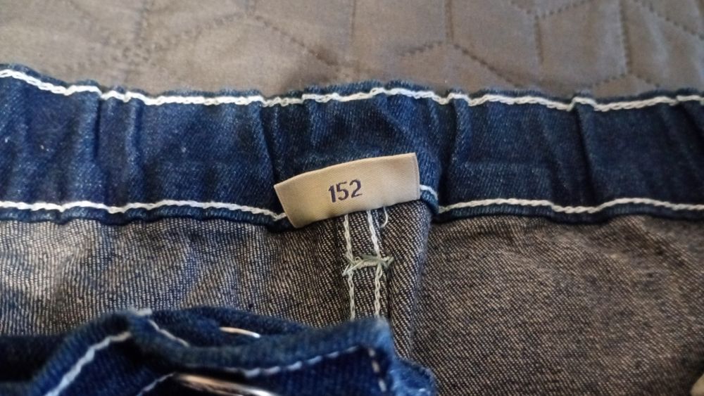 Jeans blugi copil, model cargo, măsură 152