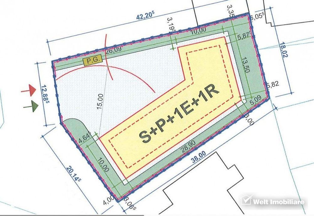 Casa/teren in Grigorescu pentru o dezvoltare eleganta