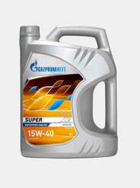 Минеральное моторное масло Gazpromneft Super 15W-40 SG CD, 5 л