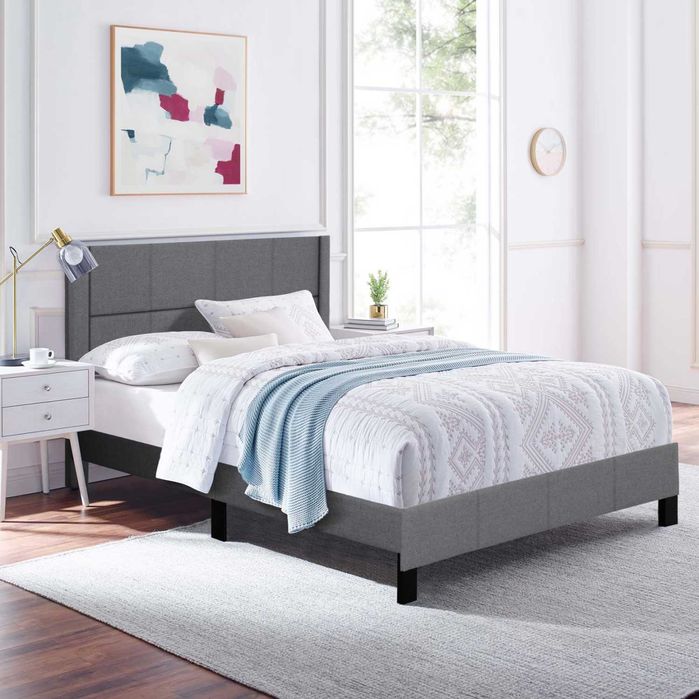 Топ цена - Тапицирана спалня TRILLOP  - 3 различни цвята, 160x200cm.