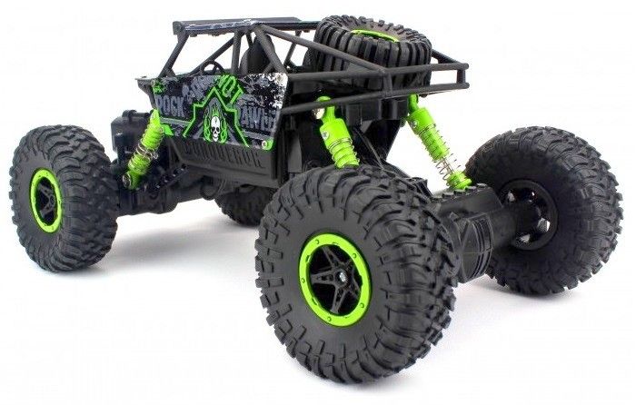 Masinuta HB, Rock Crawler 4WD 1:18 RTR 2.4GHz cu telecomanda - Verde