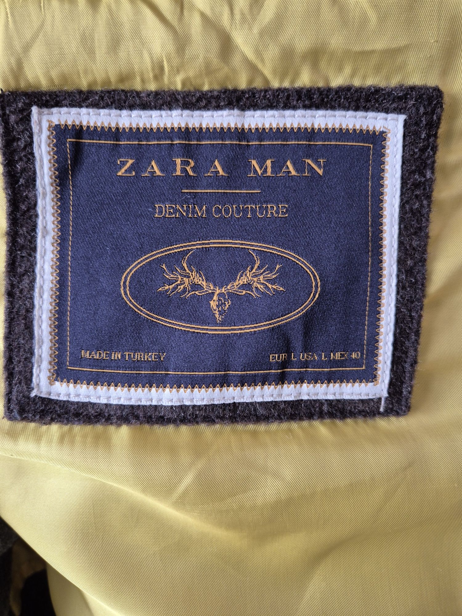 Есенно-зимно вълнено  палто Zara